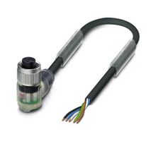 SAC-5P-10,0-PUR/M12FR-3L - Sensor Cable, 5P, 90° M12 Receptacle, Free End, 5 Positions, 10 m, 33 ft - PHOENIX CONTACT
