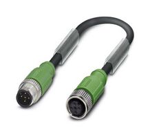 SAC-5P-M12MS/ 1,5-PUR/M12FS SH - Sensor Cable, M12 Plug, M12 Receptacle, 5 Positions, 1.5 m, 4.9 ft - PHOENIX CONTACT