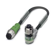 SAC-3P-M12MS/ 2,0-150/M12FR-2L - Sensor Cable, 3P, M12 Plug, 90° M12 Receptacle, 3 Positions, 2 m, 6.6 ft - PHOENIX CONTACT