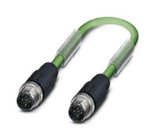 SAC-4P-M12MSD/ 1,0-933/M12MSD - Sensor Cable, 4P, M12 Plug, M12 Plug, 4 Positions, 1 m, 3.28 ft - PHOENIX CONTACT