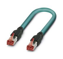 NBC-R4AC/1,0-94Z/R4AC - Ethernet Cable, 8P, Cat5, RJ45 Plug to RJ45 Plug, Blue, 1 m, 3.28 ft - PHOENIX CONTACT