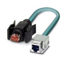 VS-BU/C6-IP67/B-94F-LI/5,0 - Ethernet Cable, 8P, Cat6, RJ45 Plug to RJ45 Jack, Blue, 5 m, 16.4 ft - PHOENIX CONTACT