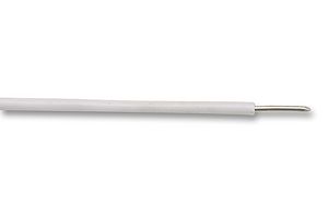 MCP00004 - Wire, PVC, White, 23 AWG, 0.28 mm², 328 ft, 100 m, BS4808 / Def Stan 61-12, 1/0.6 - MULTICOMP PRO