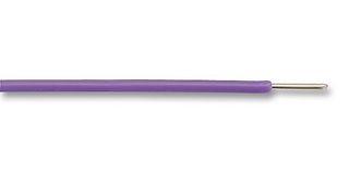MCP00006 - Wire, PVC, Violet, 23 AWG, 0.28 mm², 328 ft, 100 m, BS4808 / Def Stan 61-12, 1/0.6 - MULTICOMP PRO