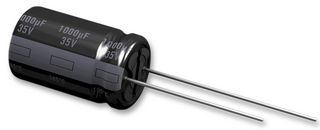 EEUFC0J471B - Electrolytic Capacitor, 470 µF, 6.3 V, ± 20%, Radial Leaded, 2000 hours @ 105°C, Polar - PANASONIC