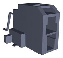 203555-2322 - Pin Header, Power, 2 Rows, 2 Contacts, Through Hole Right Angle, CP-6.5 203555 - MOLEX