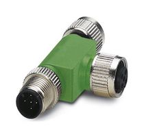 SAC-5P-M12T/2XM12 VP - Sensor Splitter, T - Style, Cable Mount, 5 Position M12 Plug, 2 x 5 Position M12 Receptacle - PHOENIX CONTACT