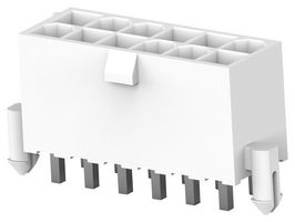 1-2825261-2 - Rectangular Power Connector, 12 Contacts, VAL-U-LOK HCS, PCB Mount, Through Hole, 4.2 mm, Plug - TE CONNECTIVITY