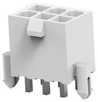 2825274-6 - Rectangular Power Connector, 6 Contacts, VAL-U-LOK HCS, PCB Mount, Through Hole, 4.2 mm, Plug - TE CONNECTIVITY