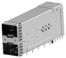 2-2349202-0 - I/O Connector, 20 Contacts, Receptacle, zSFP+, Press Fit, PCB Mount - TE CONNECTIVITY