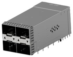 2-2343522-0 - I/O Connector, 20 Contacts, Receptacle, zSFP+, Press Fit, PCB Mount - TE CONNECTIVITY