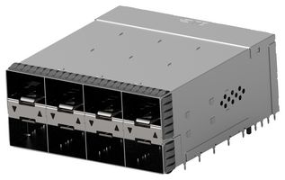 2339978-8 - I/O Connector, 20 Contacts, Receptacle, zSFP+, Press Fit, PCB Mount - TE CONNECTIVITY