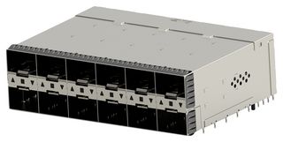 1-2347721-9 - I/O Connector, 20 Contacts, Receptacle, zSFP+, Press Fit, PCB Mount - TE CONNECTIVITY