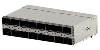 2340033-8 - I/O Connector, 20 Contacts, Receptacle, zSFP+, Press Fit, PCB Mount - TE CONNECTIVITY