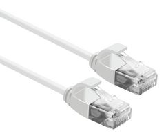 21.15.0978 - Ethernet Cable, Cat6a, RJ45 Plug to RJ45 Plug, UTP (Unshielded Twisted Pair), White, 150 mm - ROLINE