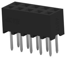 1-2314820-0 - PCB Receptacle, Board-to-Board, 2 mm, 2 Rows, 10 Contacts, Through Hole Mount, AMPMODU 2mm - TE CONNECTIVITY
