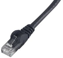 PSG91510 - Ethernet Cable, UTP, LSOH, Cat6, RJ45 Plug to RJ45 Plug, UTP (Unshielded Twisted Pair), Black, 1 m - PRO SIGNAL