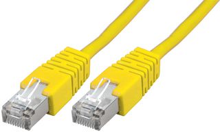 PSG91684 - Ethernet Cable, STP, Cat5e, RJ45 Plug to RJ45 Plug, Yellow, 2 m, 6.6 ft - PRO SIGNAL