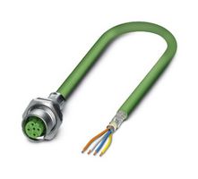 VS-FSDBPS-OE-93G-LI/0,5 - Sensor Cable, 4Pos, M12 Receptacle, Free End, 4 Positions, 500 mm, 1.6 ft - PHOENIX CONTACT