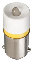 BA9SY12A - LED Replacement Lamp, Miniature Bayonet / BA9S, Yellow, 630 mcd - APEM