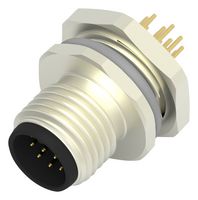 T4142012121-000 - Sensor Connector, M12, Male, 12 Positions, PCB Pin, Straight Panel Mount - TE CONNECTIVITY