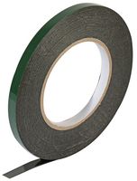 ADSFT12X10 - Foam Tape, Double Sided, Acrylic, Black, 12 mm x 10 m - PRO POWER