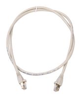 1962-0.5 - Ethernet Cable, Cat5e, RJ45 Plug to RJ45 Plug, STP (Shielded Twisted Pair), Beige, 500 mm, 19.7 " - VIDEK