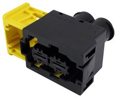 1355328-1 - Automotive Connector Housing, MCP, Receptacle, 2 Ways, AMP MCP 1355037 Socket Contact - AMP - TE CONNECTIVITY