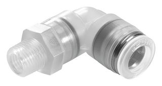 NPQP-L-R18-Q8-FD-P10 - Pneumatic Fitting, Push-In L-Fitting, R1/8, 10 bar, 8 mm, PP (Polypropylene), NPQP - FESTO