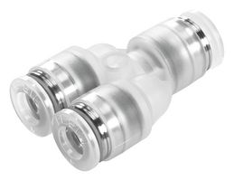 NPQP-Y-Q6-E-FD-P10 - Pneumatic Fitting, Push-In Y-Fitting, 10 bar, 6 mm, PP (Polypropylene), NPQP - FESTO