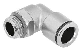 NPQH-L-G18-Q8-P10 - Pneumatic Fitting, Push-In L-Fitting, G1/8, 20 bar, 8 mm, Brass, NPQH - FESTO