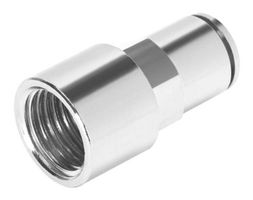 NPQH-D-G18F-Q6-P10 - Pneumatic Fitting, Push-In Fitting, G1/8, 20 bar, 6 mm, Brass, NPQH - FESTO