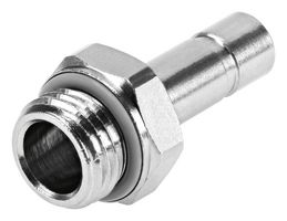 NPQH-D-G12-S12 - Pneumatic Fitting, Push-In Fitting, G1/2, 20 bar, 12 mm, Brass, NPQH - FESTO