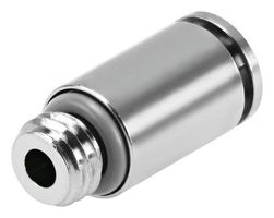 NPQH-DK-M5-Q6-P10 - Pneumatic Fitting, Push-In Fitting, M5, 20 bar, 6 mm, Brass, NPQH - FESTO