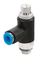 GRLA-3/8-QS-8-RS-B - ONE-WAY FLOW CONTROL VALVE, QS-8-G3/8 - FESTO