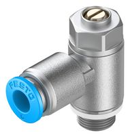 GRLZ-1/8-QS-6-D - 1-WAY FLOW CTRL VALVE, QS-6-G1/8, 10BAR - FESTO