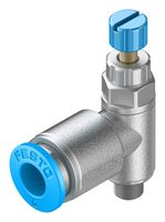 GRLA-M5-QS-6-RS-D - ONE-WAY FLOW CTRL VALVE, QS-6-M5, 10BAR - FESTO