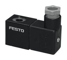 MSFG-24/42-50/60 - Solenoid Valve, 24 VDC, -5 °C to 40 °C, Knurled Nut, Plug, Socket, MSFG Series - FESTO