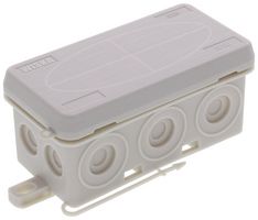 10109426 - Plastic Enclosure, Junction Box, Polypropylene (PP), 41 mm, 44 mm, 86 mm, IP55 - WISKA