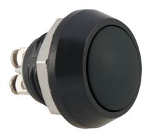MP004446 - Vandal Resistant Switch, 12 mm, SPST-NO, Momentary, Round Domed, Black - MULTICOMP PRO