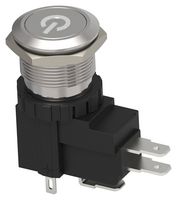 AVH19MSFP3241604 - Vandal Resistant Switch, AVH, 19.1 mm, SPDT, Momentary, Flat, Natural - TE CONNECTIVITY