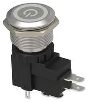 AVH22MSSFE1A121604 - Vandal Resistant Switch, AVH, 22.2 mm, SPDT, Momentary, Flat, Natural - TE CONNECTIVITY