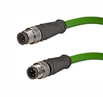 120108-8308 - Sensor Cable, M12 Plug, M12 Plug, 4 Positions, 5 m, 16.4 ft, Micro-Change 120108 - MOLEX