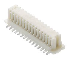 52465-1271 - Mezzanine Connector, Receptacle, 0.8 mm, 2 Rows, 12 Contacts, Surface Mount, Phosphor Bronze - MOLEX