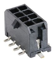 43045-0819 - Pin Header, Power, Wire-to-Board, 3 mm, 2 Rows, 8 Contacts, Micro-Fit 3.0 43045 Series - MOLEX