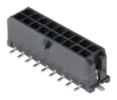 43045-1819 - Pin Header, Power, Wire-to-Board, 3 mm, 2 Rows, 18 Contacts, Micro-Fit 3.0 43045 Series - MOLEX