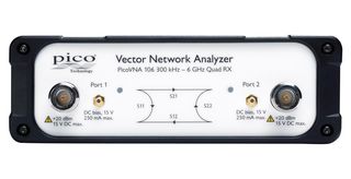 PICOVNA 106 - Vector Network Analyser, PC Based, 300kHz to 6GHz, 3 Years - PICO TECHNOLOGY