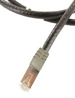 RJFSFTP6A0300 - Ethernet Cable, Cat6a, RJ45 Plug to RJ45 Plug, SFTP (Screened Foiled Twisted Pair), Black, 3 m - AMPHENOL SOCAPEX