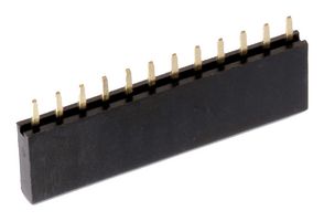 61304011821 - PCB Receptacle, Board-to-Board, 2.54 mm, 1 Rows, 40 Contacts, Through Hole Mount, WR-PHD - WURTH ELEKTRONIK