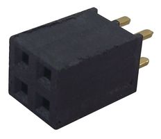SSW-102-02-G-D . - PCB Receptacle, Board-to-Board, 2.54 mm, 2 Rows, 4 Contacts, Through Hole Mount, SSW - SAMTEC